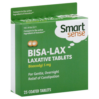 Kmart Corporation Bisa-Lax, 5 mg, Coated Tablets, 25 tablets