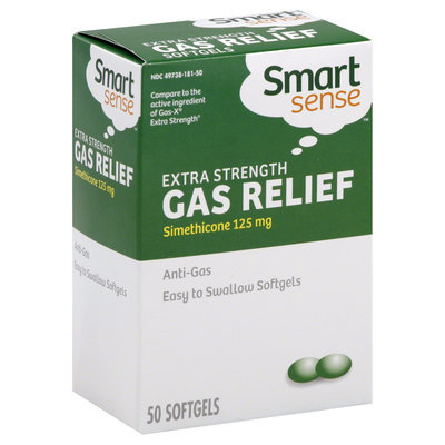 Kmart Corporation Gas Relief, Extra Strength, 125 mg, Softgels, 50 softgels