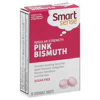 Kmart Corporation Smart Sense Pink Bismuth, Regular Strength, Chewable Tablets 30 tablets
