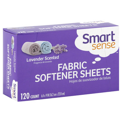 Kmart Corporation Smart Sense Fabric Softener Sheets, Lavender Scented, 120 count