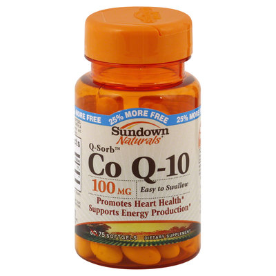 Rexall Sundown, Inc. Co Q-10, Q-Sorb, 100 mg, Softgels, 75 softgels