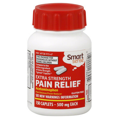 Kmart Corporation Pain Relief, Extra Strength, 500 mg, Caplets, 150 caplets