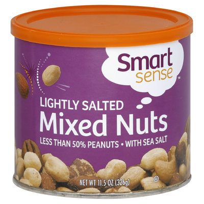 Smart Sense Mixed Nuts, Lightly Salted, 11.5 oz (326 g) - mygofer