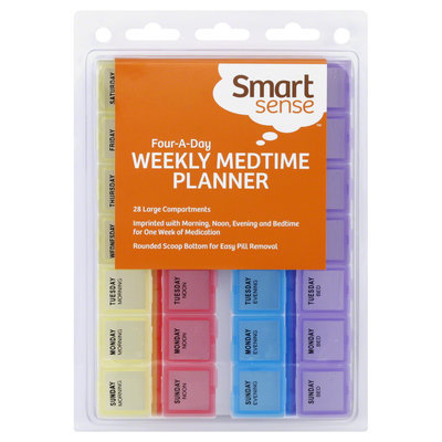 Kmart Corporation Weekly Medtime Planner, Four-A-Day, 1 planner