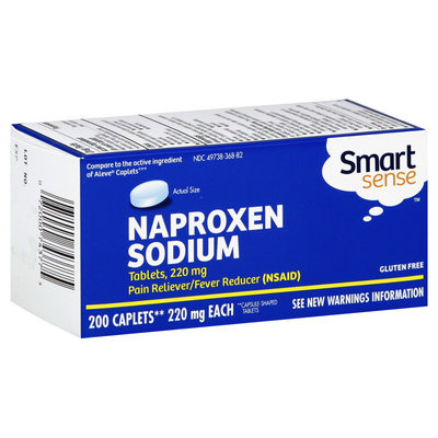 Smart Sense Naproxen Sodium, 220 mg, 200 Caplets - KMART CORPORATION