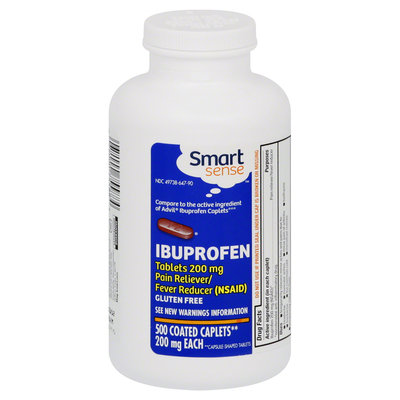 Kmart Corporation Ibuprofen, 200 mg, Coated Caplets, 500 caplets