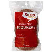 Smart Sense Scourers, Copper Mesh, 3 scourers - FIFTY-FIFTY GROUP