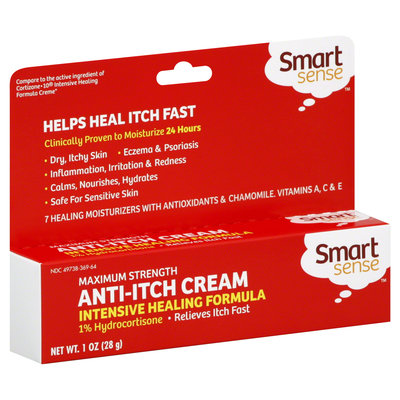 Kmart Corporation Anti-Itch Cream, Maximum Strength, Intensive Healing Formula, 1% Hydrocortisone, 1 oz (28 g)