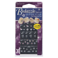 Nina International Inc. Bedazzle Nail Art, Super Star, 4 sheets