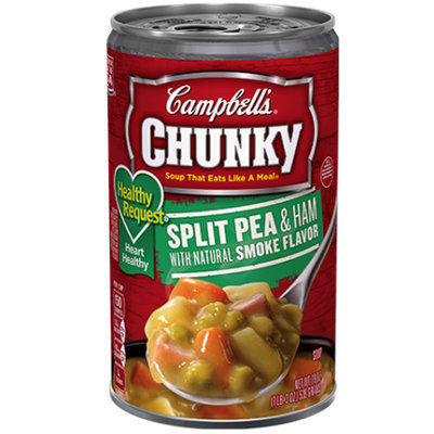 Campbell's® Healthy Request® Split Pea and Ham Soup with Natural Smoked Flavor