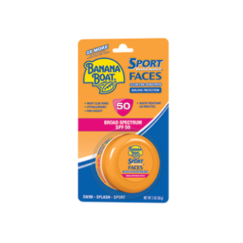 Banana Boat Sport Performance Faces Clear Zinc Lotion Sunscreen