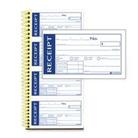 Adams Business Forms Write N' Stick Receipt Book, 2-Part, 5-1/4