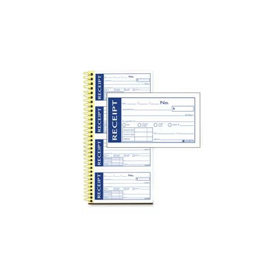 Adams Business Forms Write N' Stick Receipt Book, 2-Part, 5-1/4
