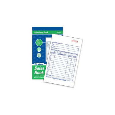 Adams Business Forms Sales Order Book, 2-Part, 5-9/16