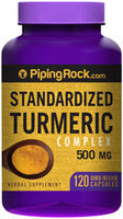 Piping Rock Turmeric Curcumin 500mg 120 Capsules