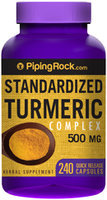 Piping Rock Turmeric Extract Curcumin 500mg 240 Capsules