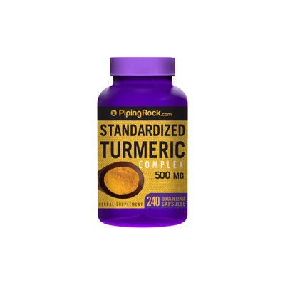 Piping Rock Turmeric Extract Curcumin 500mg 240 Capsules