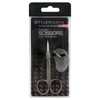 StyleWurks Cuticle Scissors With Sharpener