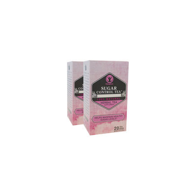 Piping Rock Sugar Control Herb Tea w/ Mulberry Leaf 2 Boxes x 20 Tea Bags