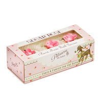Rose And Co Patisserie De Bain Sugar Rose Hand Made Bath Fancies x 3 Gift Set