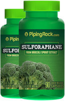 Piping Rock Sulforaphane (From Broccoli) 2 Bottles x 90 Capsules