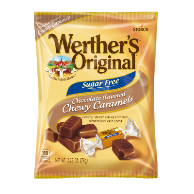 Werther's Original Chocolate Chewy Caramels Sugar Free