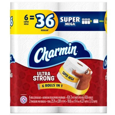Charmin® Ultra Strong™ Super Mega Roll