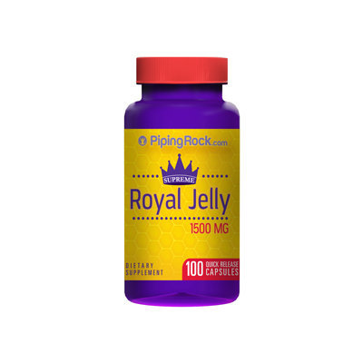 Piping Rock Royal Jelly 1500mg 100 Capsules