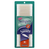 Swisspers Anti Microbial Cotton Swabs 500 Count