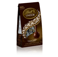 Lindt Lindor 60% Cocoa Extra Dark Chocolate Truffles