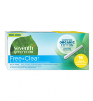 Seventh Generation Free & Clear Applicator Regular Tampons