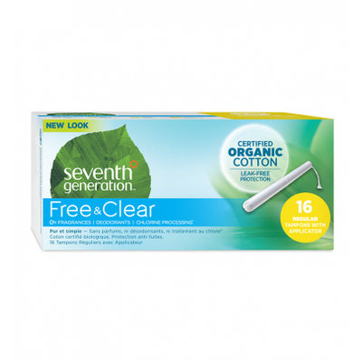 Seventh Generation Free & Clear Applicator Regular Tampons