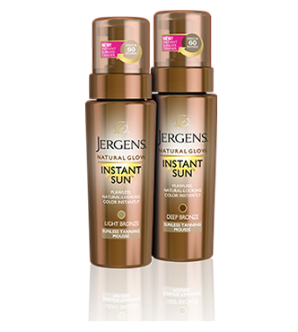 JERGENS® Natural Glow® Instant Sun™ Sunless Tanning Mousse