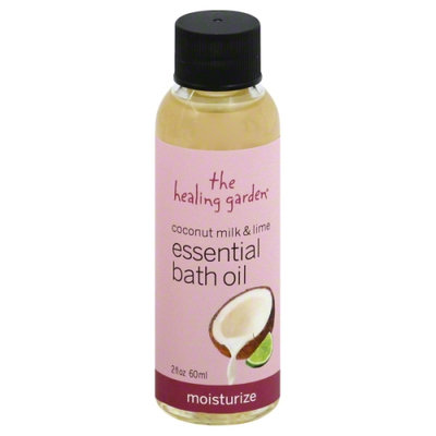 The Healing Garden Coconut Milk & Lime Essential Bath Oil 2 oz
