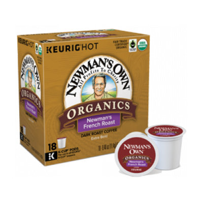 Newman's Own K-Cup French Roast Dark Roast Coffee