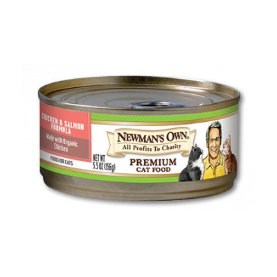 Newman's Own Organics Premium Chicken & Salmon Cat Food
