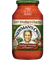 Newman's Own All Natural Italian Sausage & Peppers Pasta Sauce