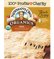 Newman's Own Organic Cheese Thin & Crispy Pizza