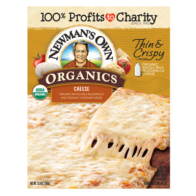 Newman's Own Organic Cheese Thin & Crispy Pizza