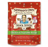 Newman's Own Organics Treats For Dogs Chicken & Vegetable