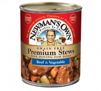 Newman's Own Grain Free Beef & Vegetable Stew For Dog