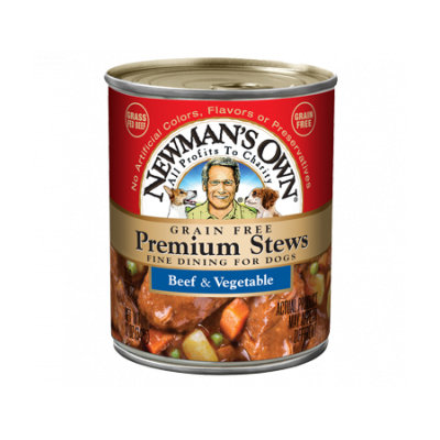 Newman's Own Grain Free Beef & Vegetable Stew For Dog