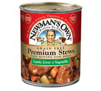 Newman's Own Grain Free Lamb Liver & Vegetable Stew For Dogs