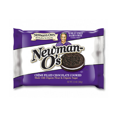 Newman's Own Newman O's Wheat & Dairy-Free Creme Filled Chocolate Cookies
