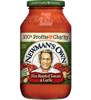 Newman's Own Fire Roasted Tomato & Garlic Pasta Sauce