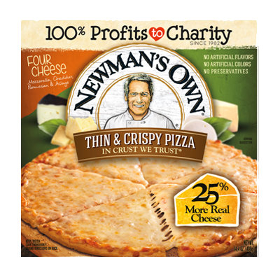Newman's Own Thin & Crispy Crust Four Cheese Pizza