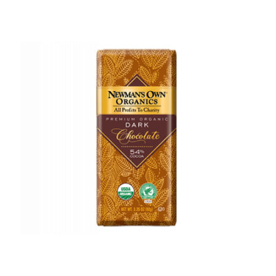 Newman's Own Organic Premium Chocolate Bar Dark 54% Cocoa