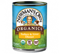 Newman's Own Organics 95% Turkey & Liver Grain Free Dinner For Dogs