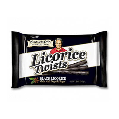 Newman's Own Organics Black Licorice Twists