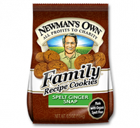 Newman's Own Organics Spelt Ginger Snap Cookies